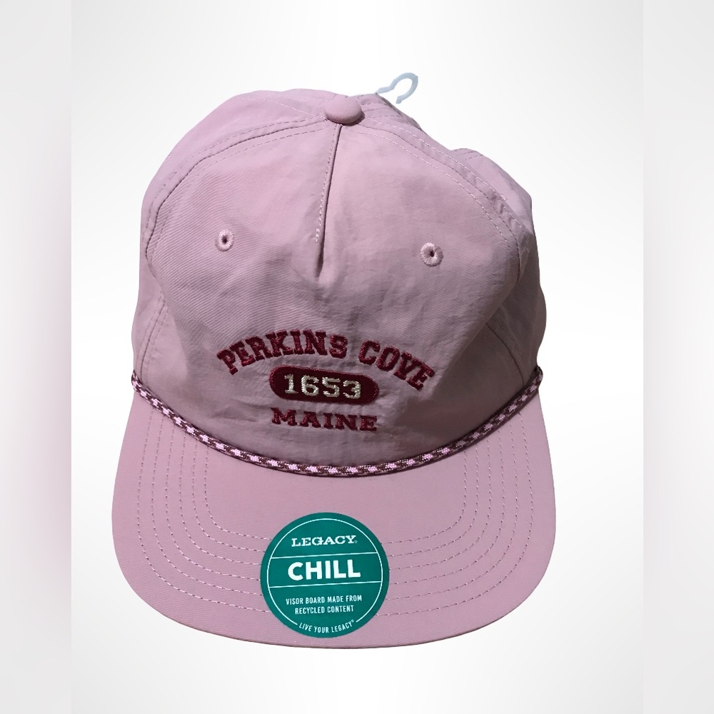 Legacy Pink and Black Cap with Embroidery